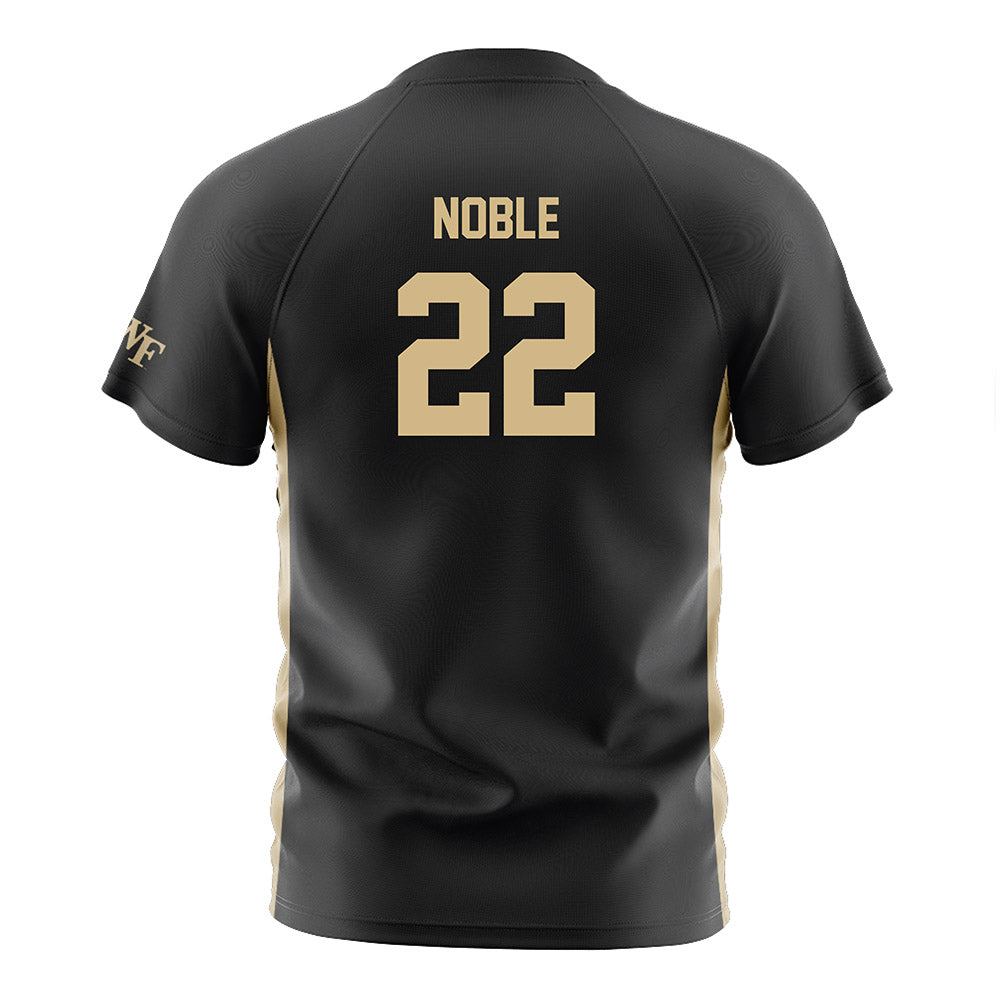 Wake Forest - NCAA Women's Soccer : Josie Noble - Black Soccer Jersey