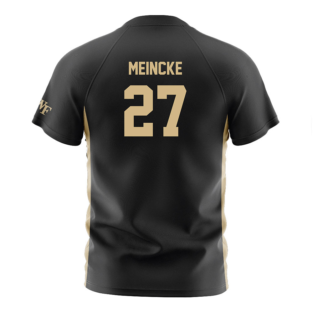 Wake Forest - NCAA Women's Soccer : Alicia Meincke - Black Soccer Jersey-1