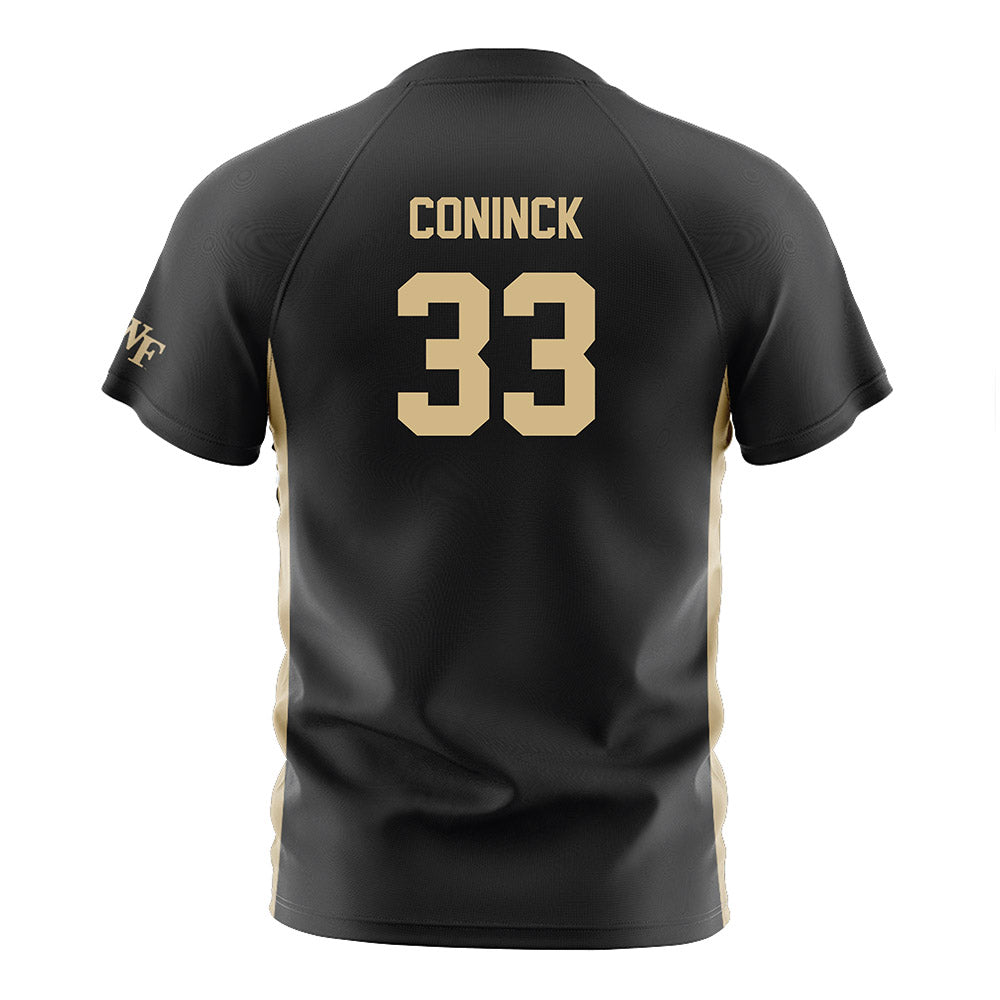 Wake Forest - NCAA Women's Soccer : Victoria Coninck - Black Soccer Jersey-1