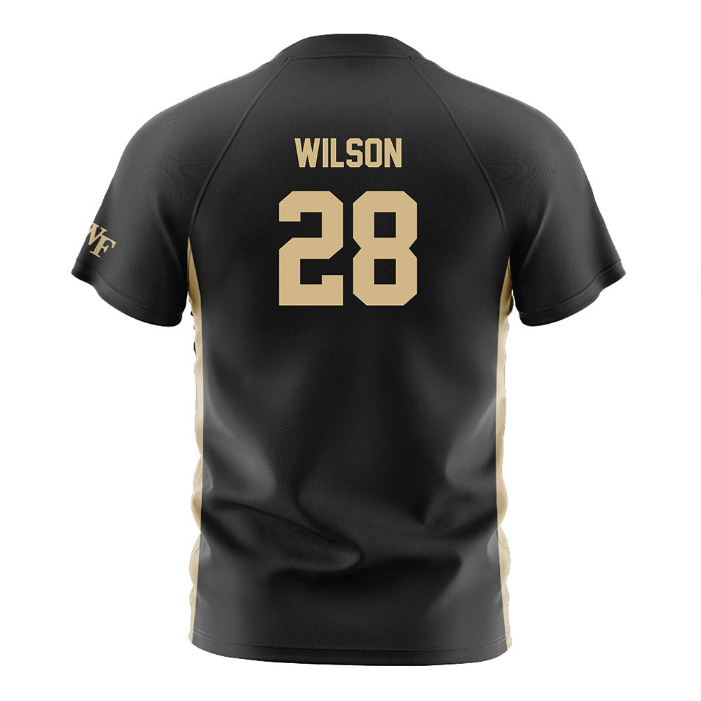 Wake Forest - NCAA Women's Soccer : Carly Wilson - Black Soccer Jersey