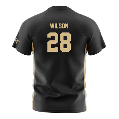 Wake Forest - NCAA Women's Soccer : Carly Wilson - Black Soccer Jersey