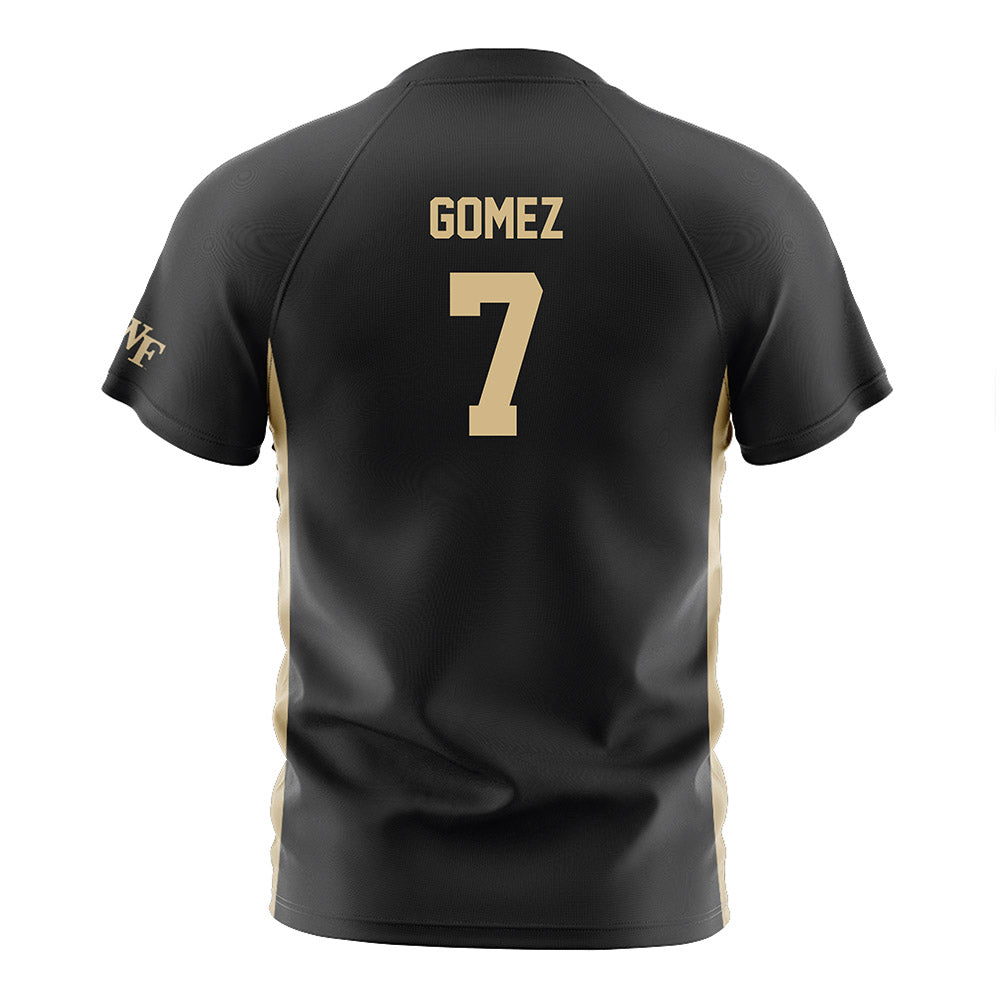 Wake Forest - NCAA Women's Soccer : Alejandra Gomez - Black Soccer Jersey-1