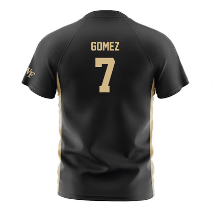 Wake Forest - NCAA Women's Soccer : Alejandra Gomez - Black Soccer Jersey-1