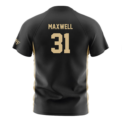 Wake Forest - NCAA Women's Soccer : Kylie Maxwell - Black Soccer Jersey-1
