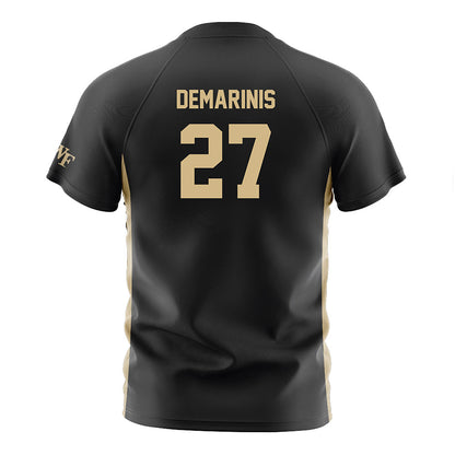 Wake Forest - NCAA Women's Soccer : Nadia DeMarinis - Black Soccer Jersey