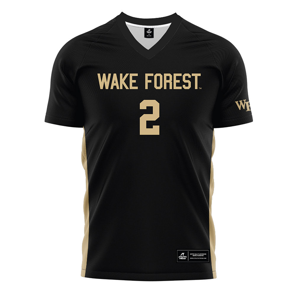 Wake Forest - NCAA Women's Soccer : Amaya Dawkins - Black Soccer Jersey