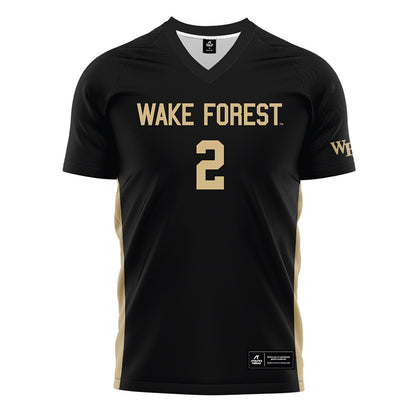 Wake Forest - NCAA Women's Soccer : Amaya Dawkins - Black Soccer Jersey