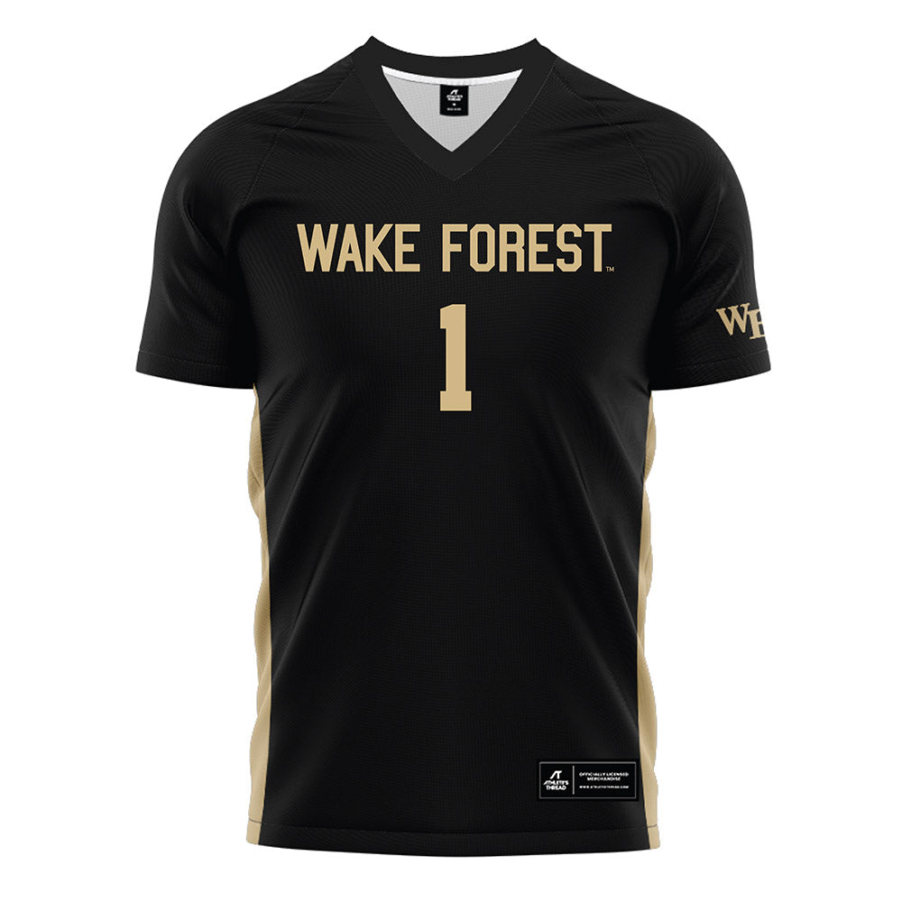 Wake Forest - NCAA Women's Soccer : Valentina Amaral - Black Soccer Jersey