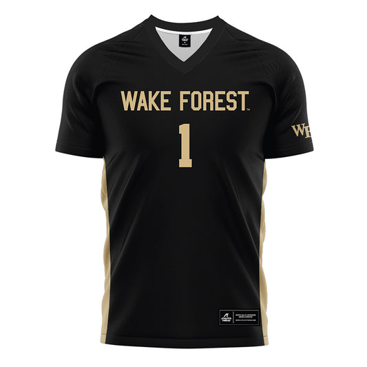 Wake Forest - NCAA Women's Soccer : Valentina Amaral - Black Soccer Jersey