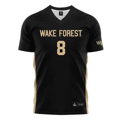 Wake Forest - NCAA Women's Soccer : Chloe Burst - Black Soccer Jersey