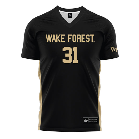 Wake Forest - NCAA Women's Soccer : Kylie Maxwell - Black Soccer Jersey-0