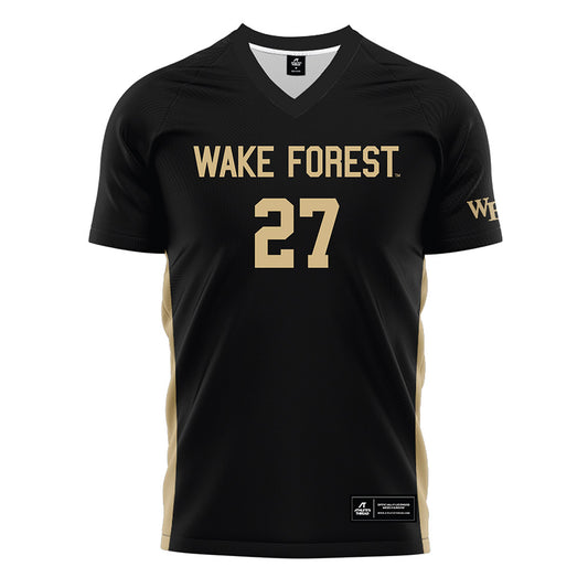 Wake Forest - NCAA Women's Soccer : Alicia Meincke - Black Soccer Jersey-0