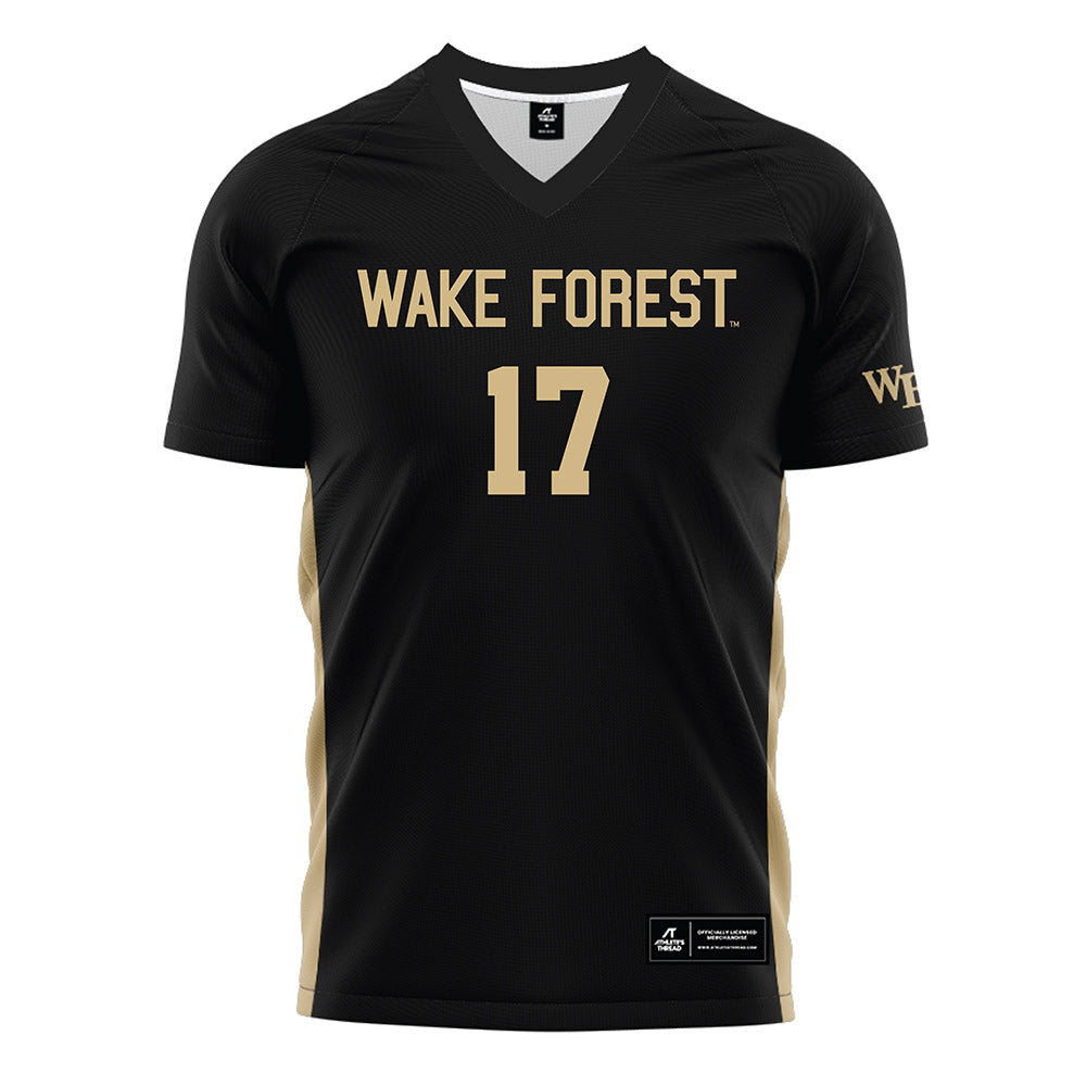 Wake Forest - NCAA Women's Soccer : Zaiba Ishaque - Black Soccer Jersey-0
