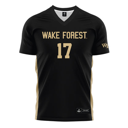 Wake Forest - NCAA Women's Soccer : Zaiba Ishaque - Black Soccer Jersey-0