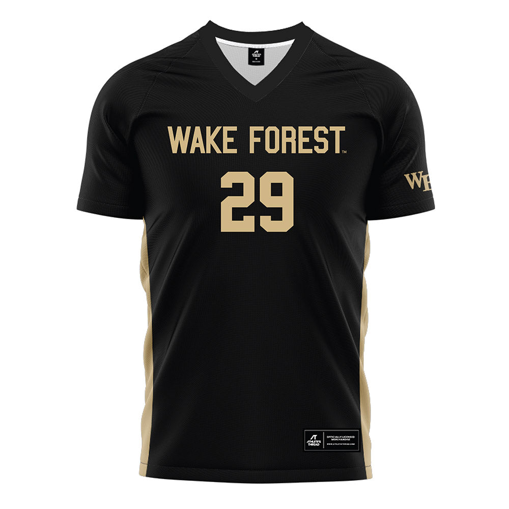 Wake Forest - NCAA Women's Soccer : Olivia DeMarinis - Black Soccer Jersey