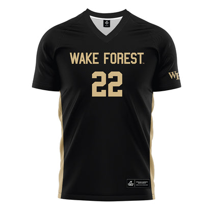 Wake Forest - NCAA Women's Soccer : Josie Noble - Black Soccer Jersey