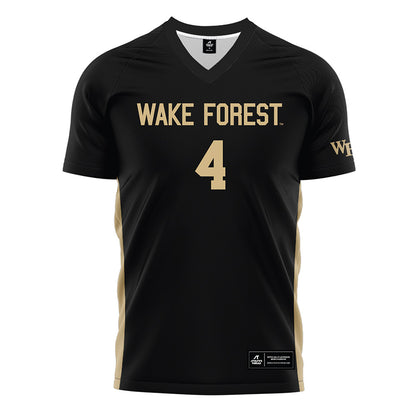 Wake Forest - NCAA Women's Soccer : Nikayla Small - Black Soccer Jersey