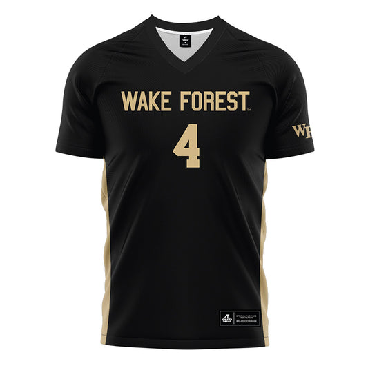 Wake Forest - NCAA Women's Soccer : Nikayla Small - Black Soccer Jersey