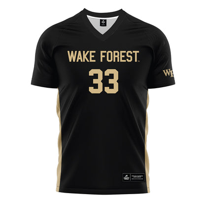 Wake Forest - NCAA Women's Soccer : Victoria Coninck - Black Soccer Jersey-0