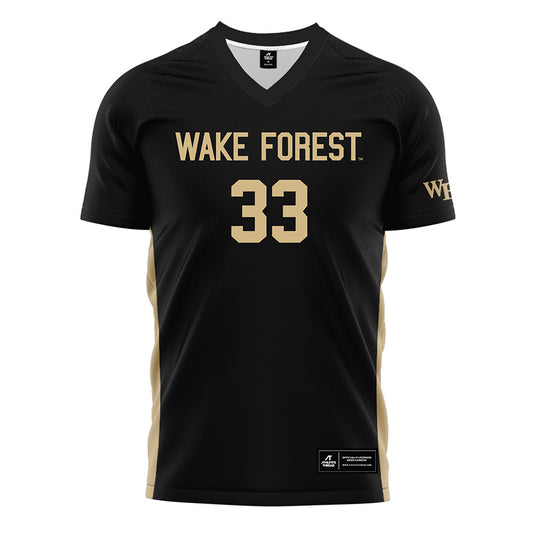 Wake Forest - NCAA Women's Soccer : Victoria Coninck - Black Soccer Jersey-0