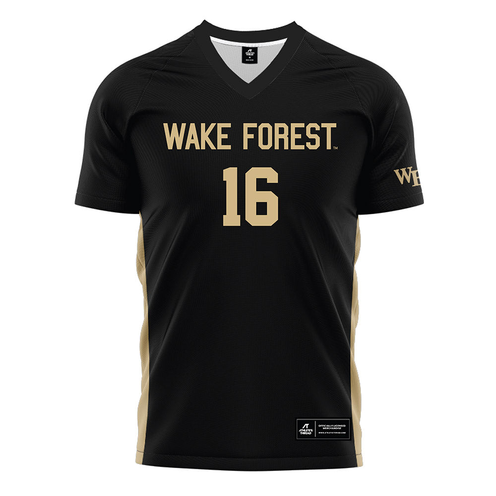 Wake Forest - NCAA Women's Soccer : Alex Wood - Black Soccer Jersey