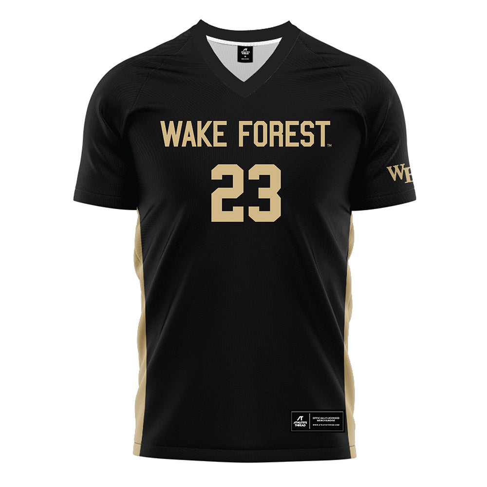 Wake Forest - NCAA Women's Soccer : Allie Schmidt - Black Soccer Jersey-0