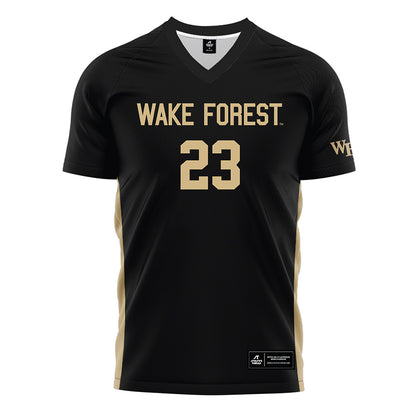 Wake Forest - NCAA Women's Soccer : Allie Schmidt - Black Soccer Jersey-0