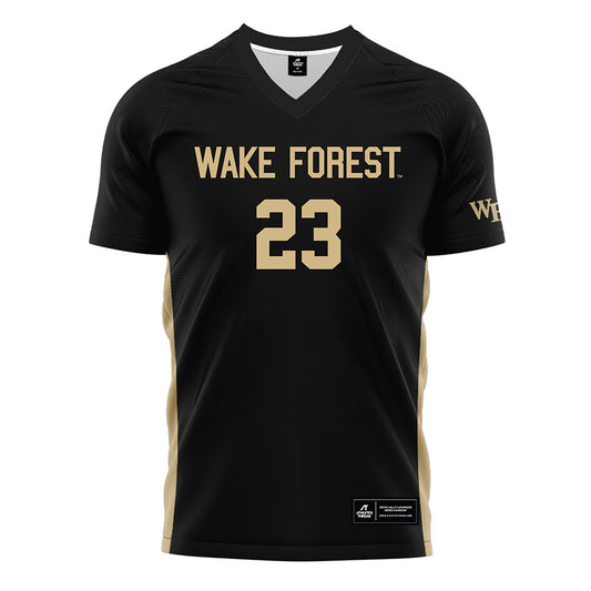 Wake Forest - NCAA Women's Soccer : Allie Schmidt - Black Soccer Jersey-0