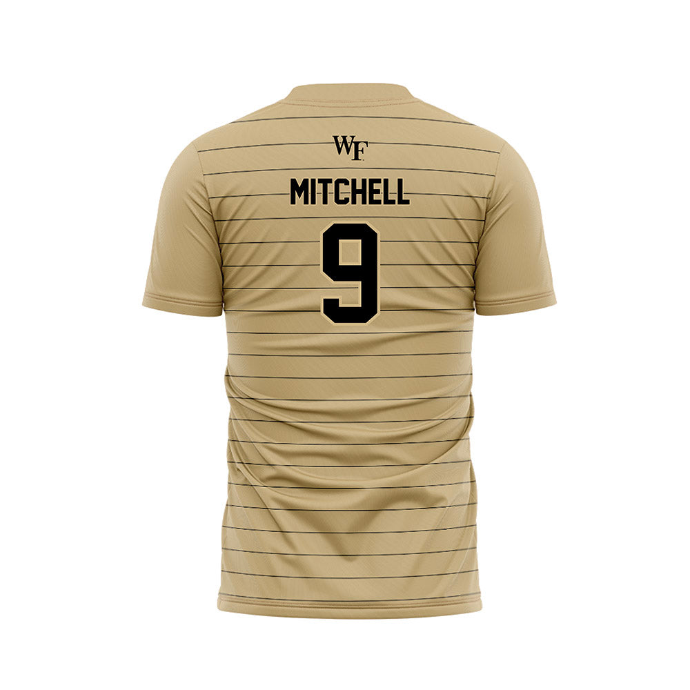 Wake Forest - NCAA Men's Soccer : Pariss Mitchell - Gold Soccer Jersey