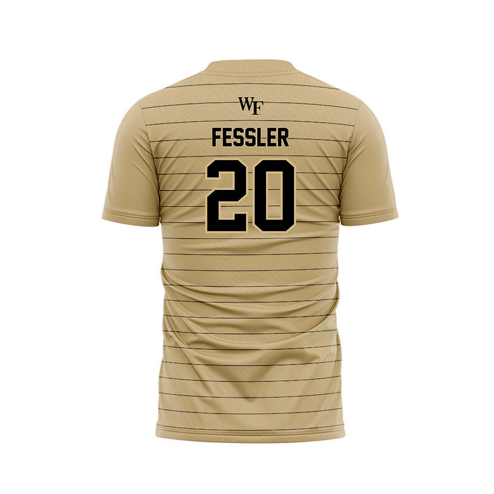 Wake Forest - NCAA Men's Soccer : Ryan Fessler - Gold Soccer Jersey