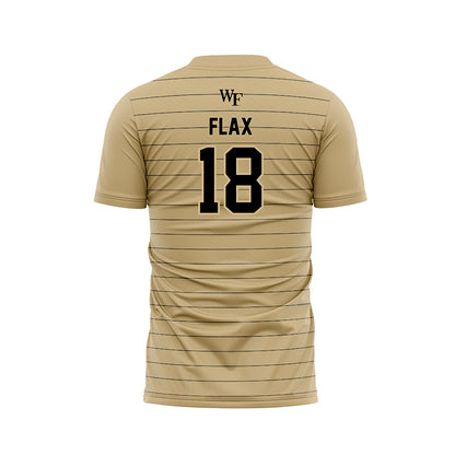 Wake Forest - NCAA Men's Soccer : Cooper Flax - Gold Soccer Jersey