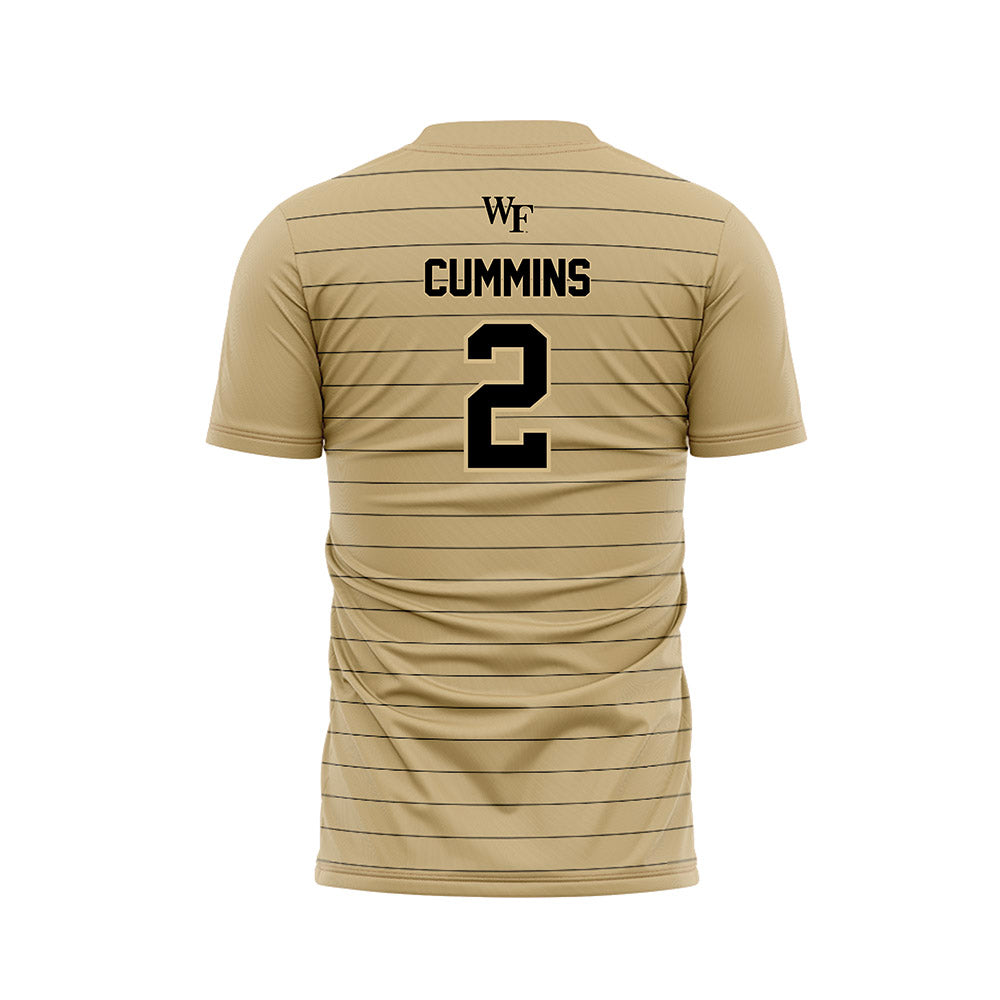 Wake Forest - NCAA Men's Soccer : Bo Cummins - Gold Soccer Jersey