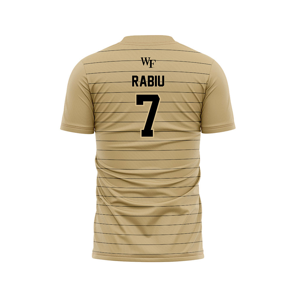 Wake Forest - NCAA Men's Soccer : Nico Rabiu - Gold Soccer Jersey