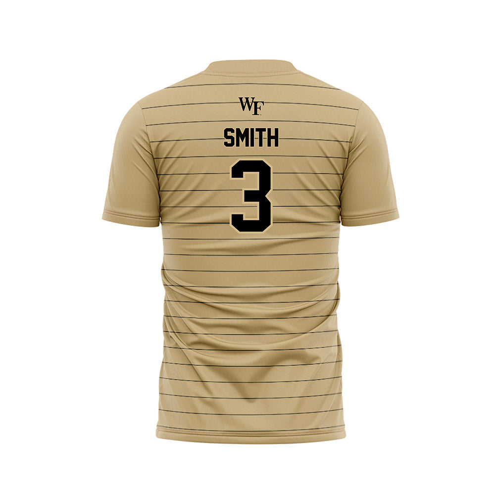 Wake Forest - NCAA Men's Soccer : Travis Smith - Gold Soccer Jersey