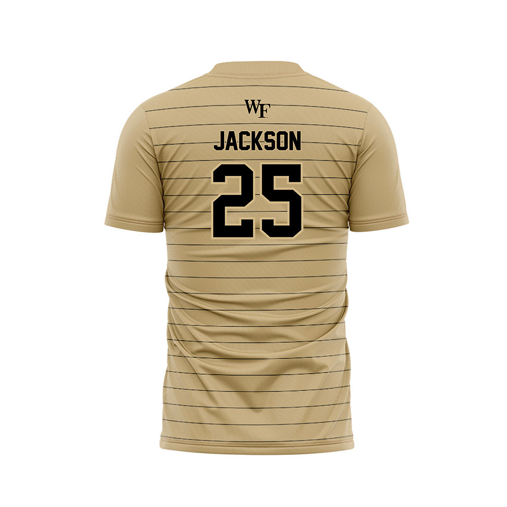 Wake Forest - NCAA Men's Soccer : Will Jackson - Gold Soccer Jersey