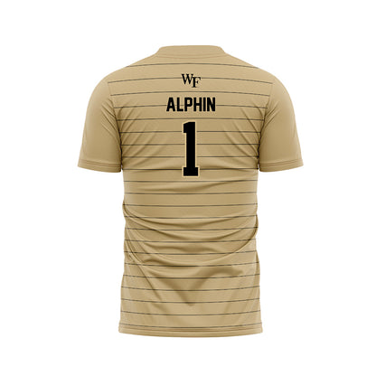 Wake Forest - NCAA Men's Soccer : Trace Alphin - Gold Soccer Jersey