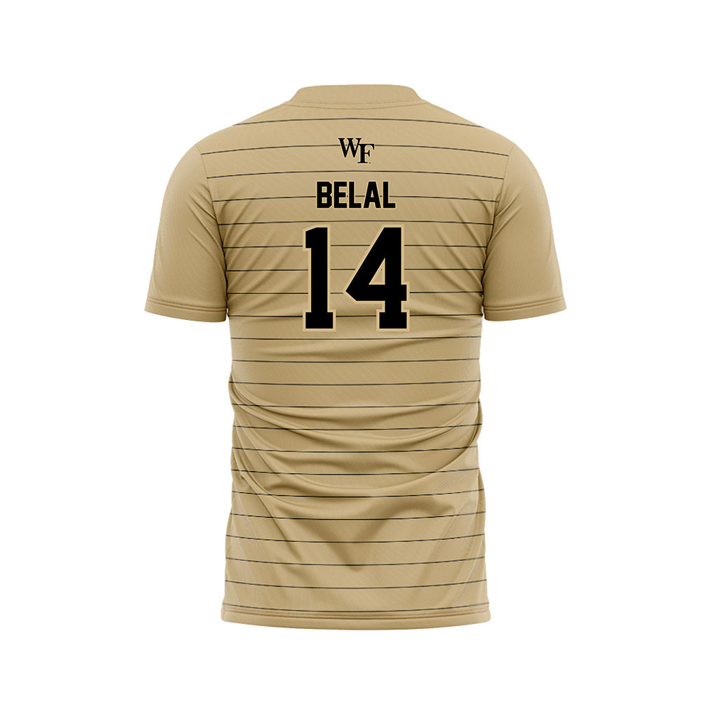 Wake Forest - NCAA Men's Soccer : Ryan Belal - Gold Soccer Jersey