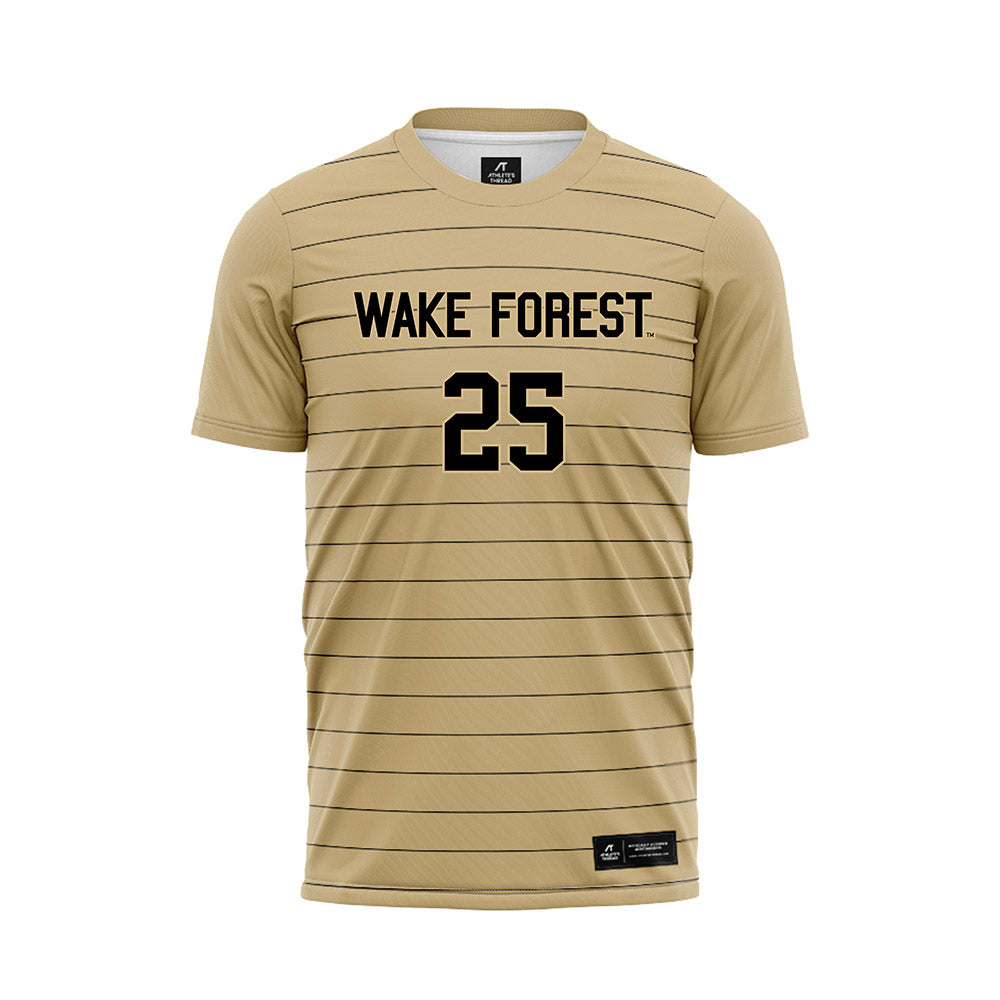 Wake Forest - NCAA Men's Soccer : Will Jackson - Gold Soccer Jersey