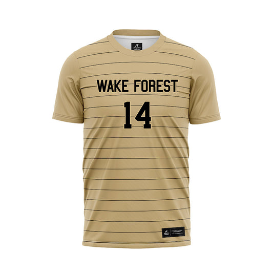 Wake Forest - NCAA Men's Soccer : Ryan Belal - Gold Soccer Jersey