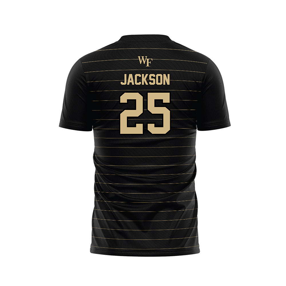 Wake Forest - NCAA Men's Soccer : Will Jackson - Black Soccer Jersey