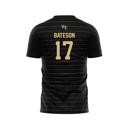 Wake Forest - NCAA Men's Soccer : Pierce Bateson - Black Soccer Jersey