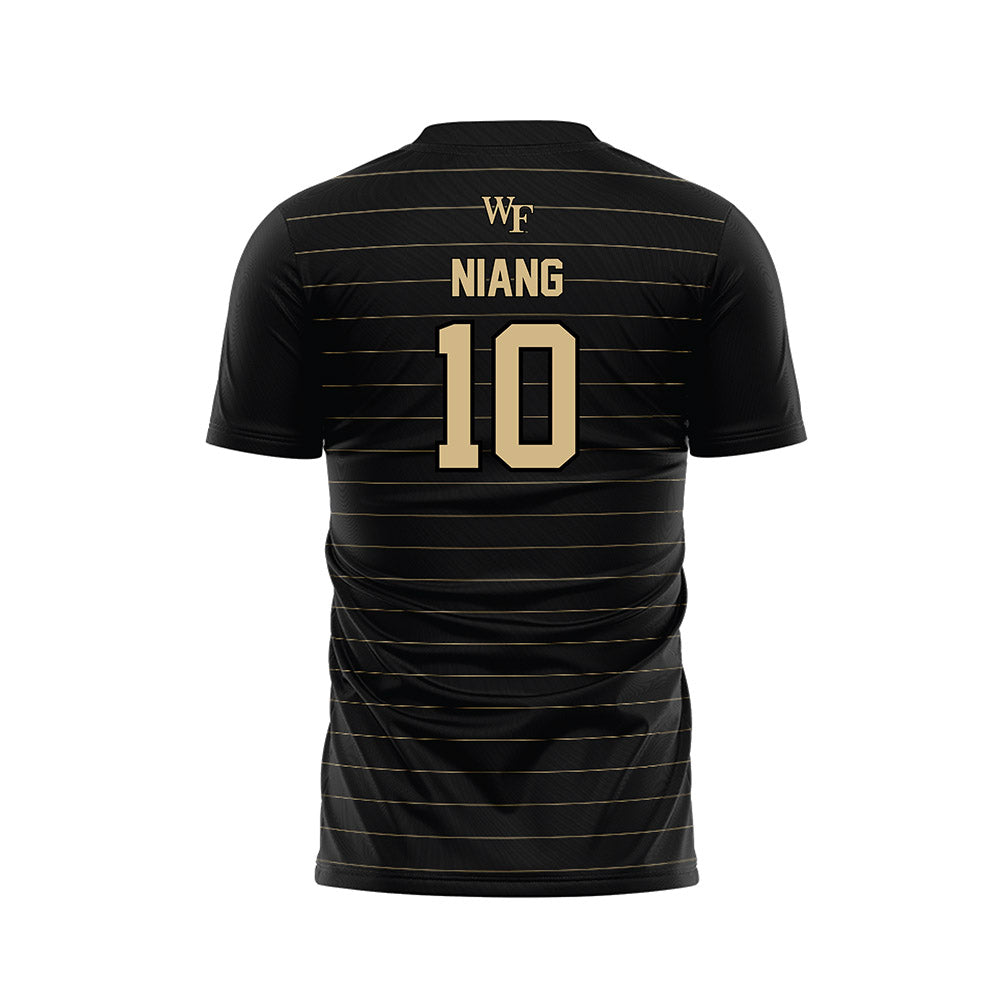 Wake Forest - NCAA Men's Soccer : Babacar Niang - Black Soccer Jersey