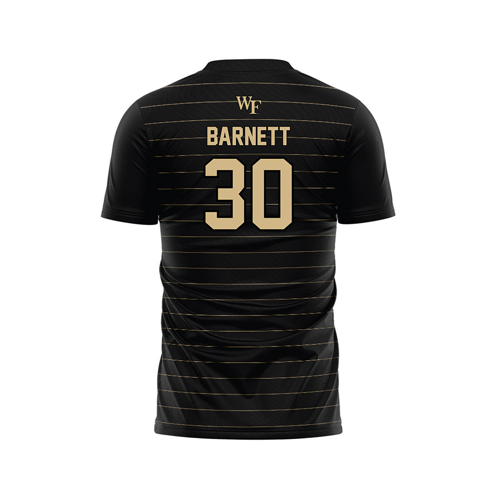 Wake Forest - NCAA Men's Soccer : Owen Barnett - Black Soccer Jersey