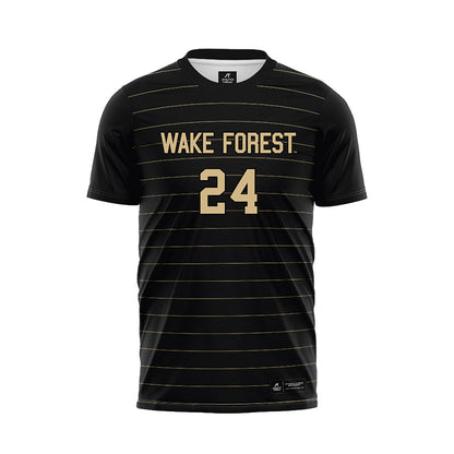 Wake Forest - NCAA Men's Soccer : Mason Sullivan - Black Soccer Jersey