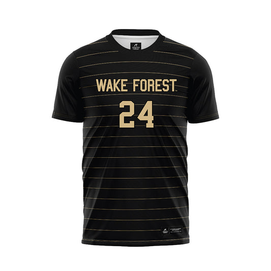 Wake Forest - NCAA Men's Soccer : Mason Sullivan - Black Soccer Jersey