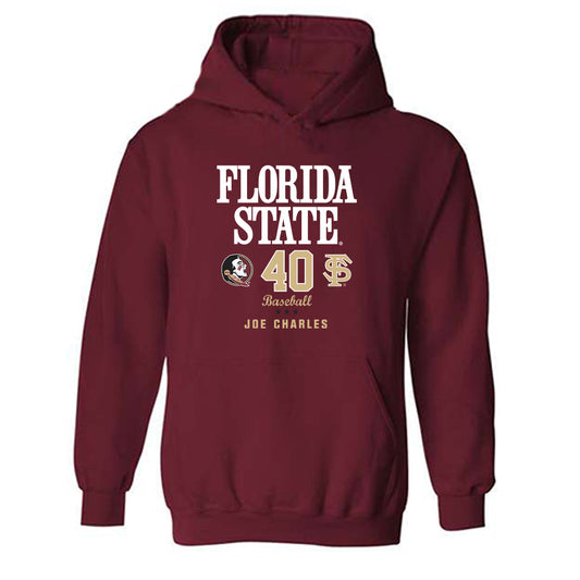 FSU - NCAA Baseball : Joe Charles - Fashion Shersey Hooded Sweatshirt-0