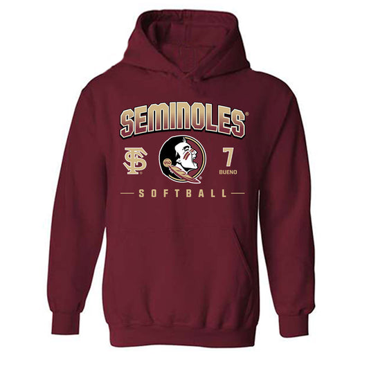 FSU - NCAA Softball : Angelee Bueno - Fashion Shersey Hooded Sweatshirt