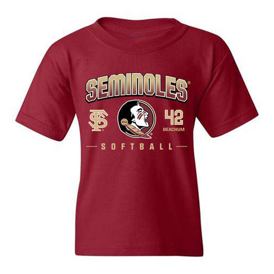 FSU - NCAA Softball : Jaysoni Beachum - Fashion Shersey Youth T-Shirt