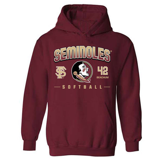 FSU - NCAA Softball : Jaysoni Beachum - Fashion Shersey Hooded Sweatshirt