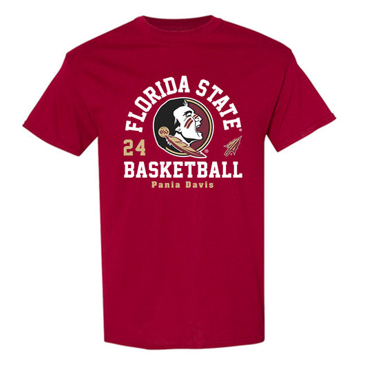 FSU - NCAA Women's Basketball : Pania Davis - Fashion Shersey T-Shirt-0